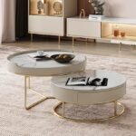 ⁦طاولة قهوة مزدوجة بتصميم فاخر⁩ - الصورة ⁦3⁩