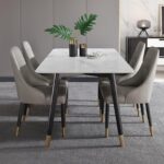 ⁦طاولة طعام حديثة بتصميم انيق وبسيط⁩ - الصورة ⁦5⁩