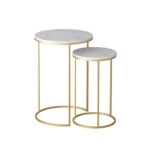 ⁦طاولة جانبية مزدوجة شيك⁩ - الصورة ⁦4⁩