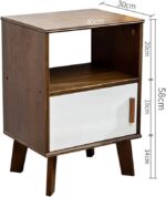 ⁦طاولة جانبية خشبية مودرن⁩ - الصورة ⁦4⁩