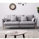 ⁦كنبة ثلاثية منزلية مصنعة من القماش⁩ - الصورة ⁦3⁩