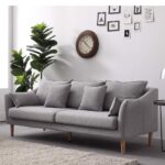 ⁦كنبة ثلاثية منزلية مصنعة من القماش⁩ - الصورة ⁦2⁩