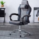 ⁦كرسي ألعاب جلدي متعدد الاستخدام مع مسند متحرك للقدم⁩ - الصورة ⁦2⁩