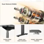 ⁦طاولة كمبيوتر بحرف ل قيمنق مميزة⁩ - الصورة ⁦4⁩