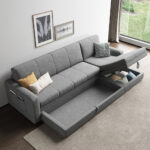 ⁦كنبة زاوية سرير من القماش متعددة الوظائف⁩ - الصورة ⁦4⁩