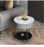 طاولة جانبية مستدير بتصميم مميز