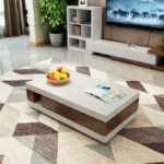 ⁦طقم طاولة تلفزيون مع وحدة جانبية و طاولة قهوة⁩ - الصورة ⁦3⁩