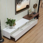 ⁦طقم طاولة تلفزيون مع وحدة جانبية و طاولة قهوة⁩ - الصورة ⁦6⁩