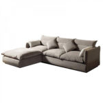 ⁦كنبة زاوية قماشية فاخرة و مريحة⁩ - الصورة ⁦7⁩