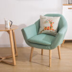 ⁦كرسي قماش مريح بتصميم أنيق⁩ - الصورة ⁦6⁩