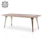 ⁦طاولة طعام رخام بتصميم ايطالي فاخر⁩ - الصورة ⁦6⁩