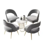 ⁦طاولة بتصميم حديث مع كراسى شيك⁩ - الصورة ⁦2⁩