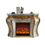 ⁦ديكور مدفئة كلاسيكية بتصميم مميز⁩ - الصورة ⁦4⁩