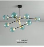 ⁦اضاءة نجفة مودرن مع ستة لمبات⁩ - الصورة ⁦8⁩