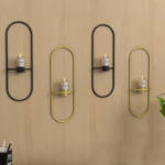 ⁦ديكور حامل ورد جداري معدني مودرن⁩ - الصورة ⁦2⁩