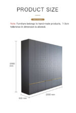 ⁦خزانة ملابس فخمة بتصميم ابداعي مميز⁩ - الصورة ⁦3⁩