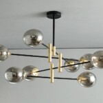 اضاءة نجفة مودرن مع ستة لمبات