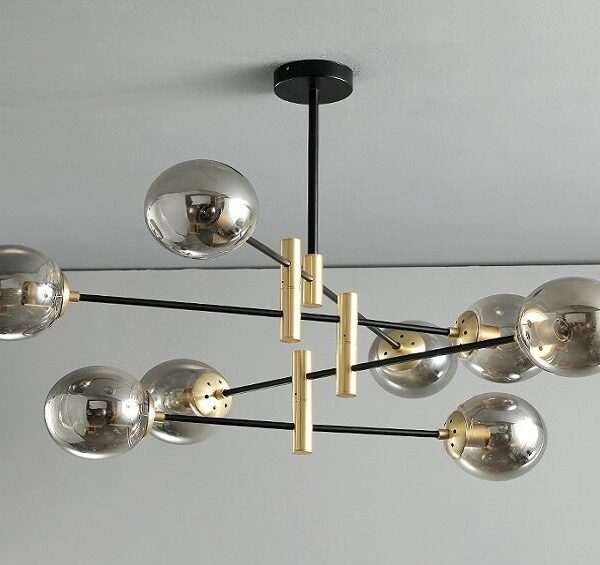 اضاءة نجفة مودرن مع ستة لمبات