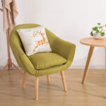 ⁦كرسي قماش مريح بتصميم أنيق⁩ - الصورة ⁦9⁩