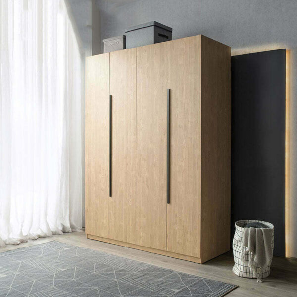 خزانة ملابس خشبية اربع ابواب