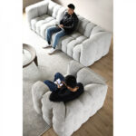 ⁦كنب قماش مخملي حديثة و عصرية⁩ - الصورة ⁦5⁩