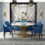 طاولة طعام مودرن مع كراسي