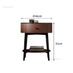 ⁦طاولة جانبية معدنىة مستديرة بتصميم حديث⁩ - الصورة ⁦5⁩