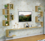 ⁦أرفف بتصميم هندسي جذاب⁩ - الصورة ⁦2⁩