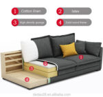 ⁦كنب زاوية بعدة ألوان – تصميم عصري مريح بتنجيد فاخر – قاعدة خشبية متينة تناسب جميع المساحات⁩ - الصورة ⁦11⁩