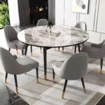 ⁦طاولة طعام مستديرة قابلة للطى⁩ - الصورة ⁦4⁩