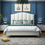 ⁦سرير مزدوج من جلد فاخر⁩ - الصورة ⁦2⁩