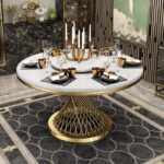 ⁦طاولة طعام مودرن مع كراسي⁩ - الصورة ⁦4⁩