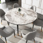 ⁦طاولة طعام مستديرة قابلة للطى⁩ - الصورة ⁦2⁩