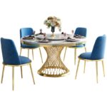 ⁦طاولة طعام مودرن مع كراسي⁩ - الصورة ⁦7⁩