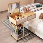 طاولة تسريحة متنقلة