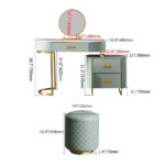 ⁦طاولة تسريحة وحدة ادراج و مقعد⁩ - الصورة ⁦7⁩