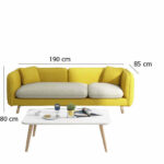 ⁦كنبة ثلاثة مقاعد مودرن⁩ - الصورة ⁦4⁩