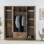 ⁦خزانة ملابس 4 أبواب - ساترن⁩ - الصورة ⁦3⁩