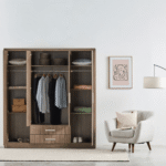 ⁦خزانة ملابس 4 أبواب - ساترن⁩ - الصورة ⁦5⁩