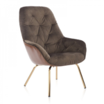 ⁦كرسي مودرن مخملى مريح⁩ - الصورة ⁦3⁩