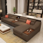 ⁦كنبة زاوية بتصميم مريح و فخم⁩ - الصورة ⁦2⁩