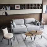 ⁦طاولة قهوة منقسمة بتصميم عصري جذاب⁩ - الصورة ⁦2⁩