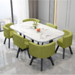 ⁦طاولة طعام مستطيلة مع ستة كراسى⁩ - الصورة ⁦13⁩