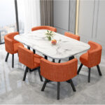 ⁦طاولة طعام مستطيلة مع ستة كراسى⁩ - الصورة ⁦16⁩