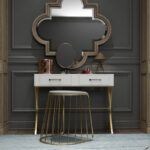 ⁦تسريحه مع كرسي مع مرأه⁩ - الصورة ⁦2⁩