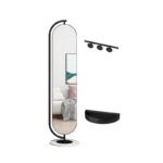 ⁦علاقة ملابس بمرآة مع قاعدة رخام⁩ - الصورة ⁦5⁩