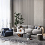 ⁦كنب مودرن مريح بتصميم عصري⁩ - الصورة ⁦2⁩