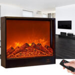 مدفأة كهربائية مميز باللهب