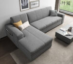 ⁦كنبة زاوية سرير من القماش متعددة الوظائف⁩ - الصورة ⁦3⁩