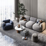 ⁦كنب مودرن مريح بتصميم عصري⁩ - الصورة ⁦3⁩